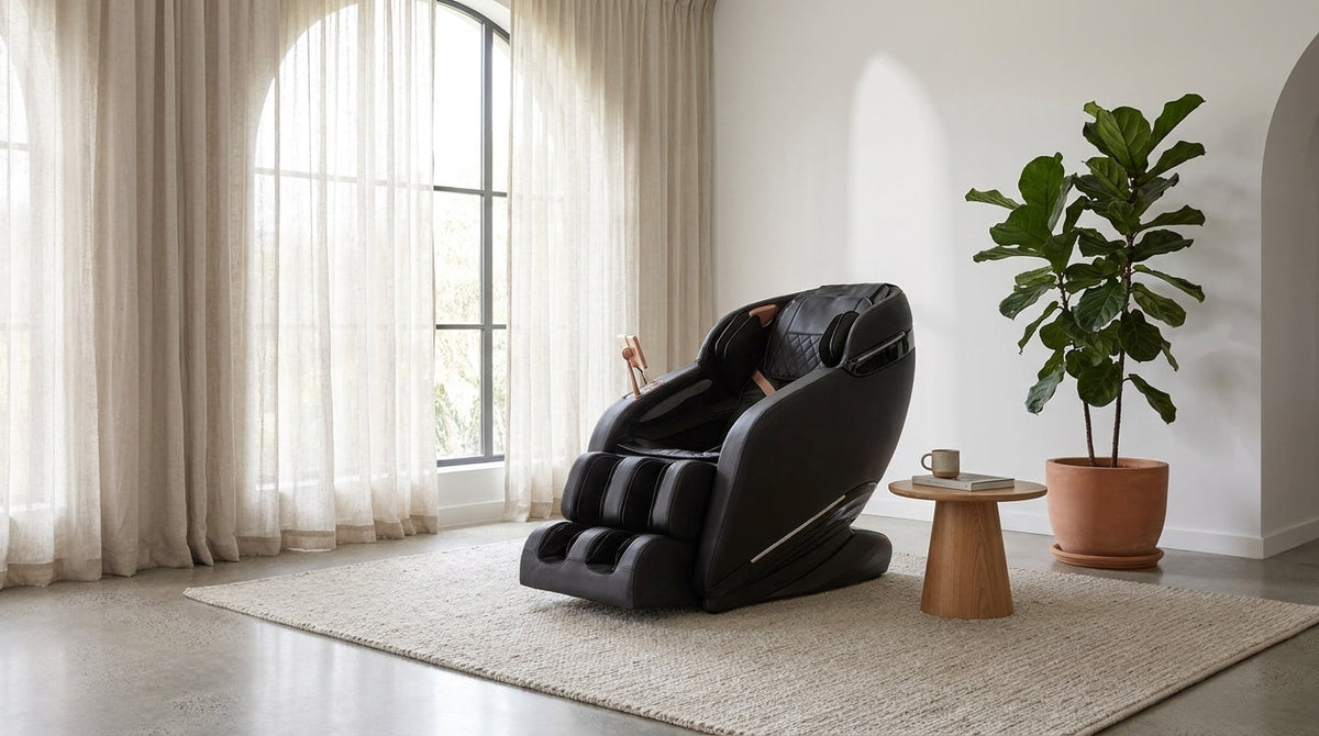 Nora luxury massage chair with zero-gravity recline and foot massage