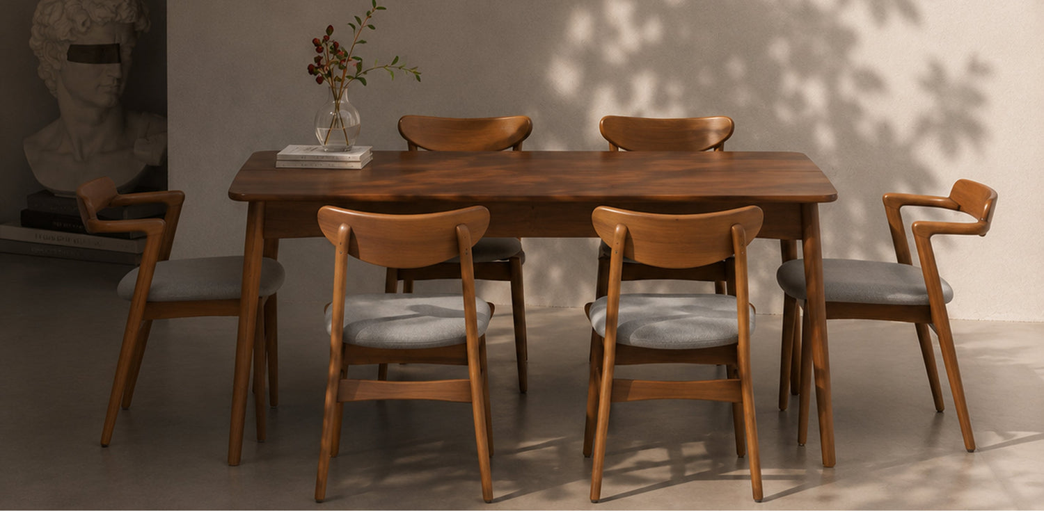 scandinavian dining set